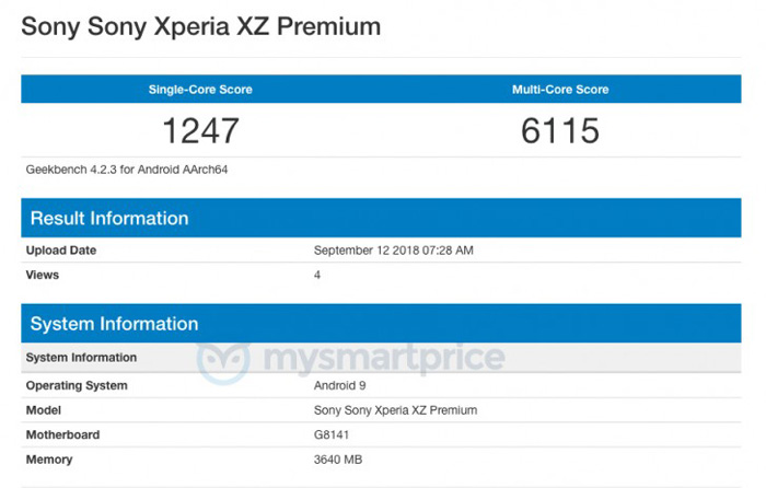 انتوتو اکسپریا XZ پریمیوم