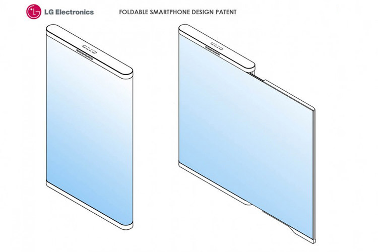 پتنت گوشی انعطاف پذیر ال جی /lg pholdable screen patent