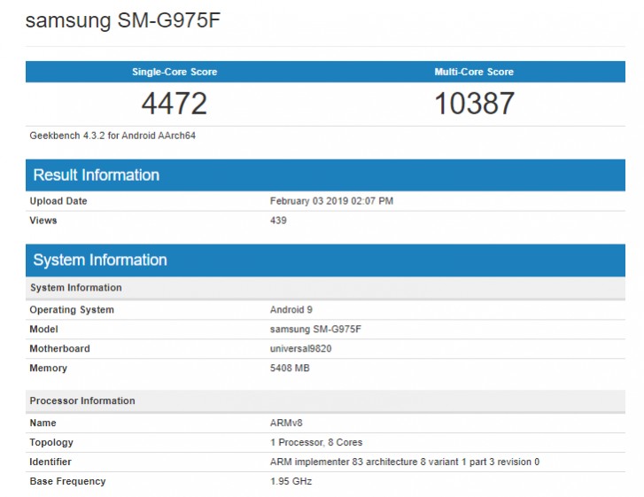 galaxy s10+ benchmark / بنچمراک گلکسی s10 پلاس