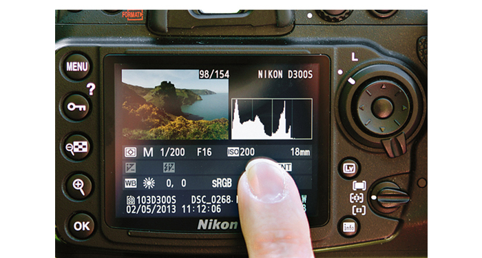 camera histogram/ هیستوگرام دوربین