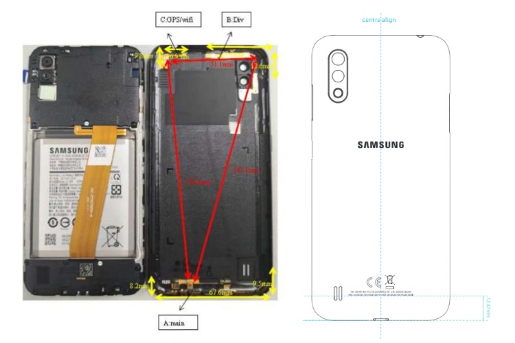 تایید FCC گلکسی A01 سامسونگ