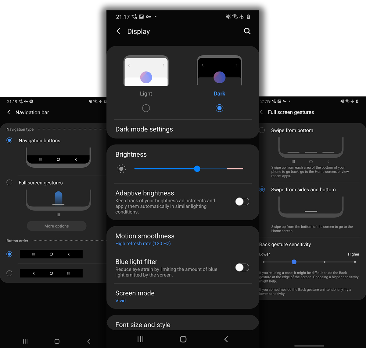 One UI 2.0 Dark Mode