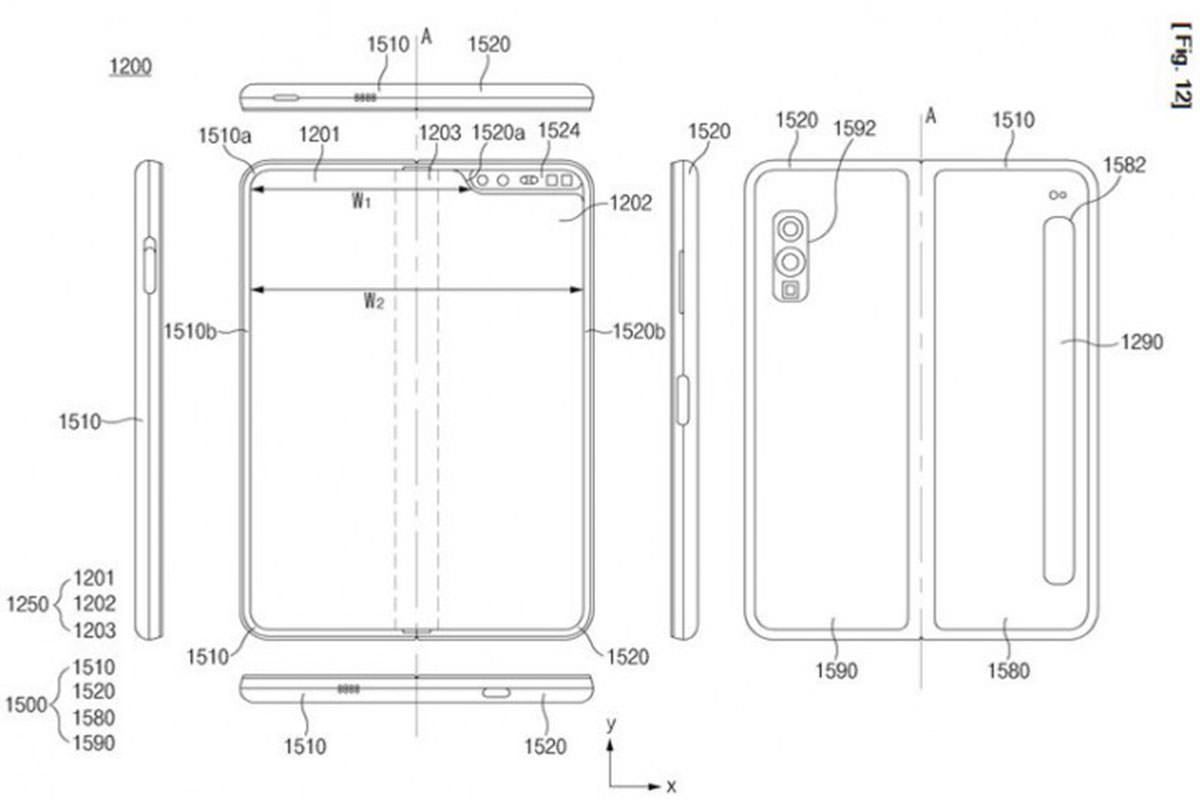 Galaxy Fold 2 Patent / پتنت گلکسی فولد ۲