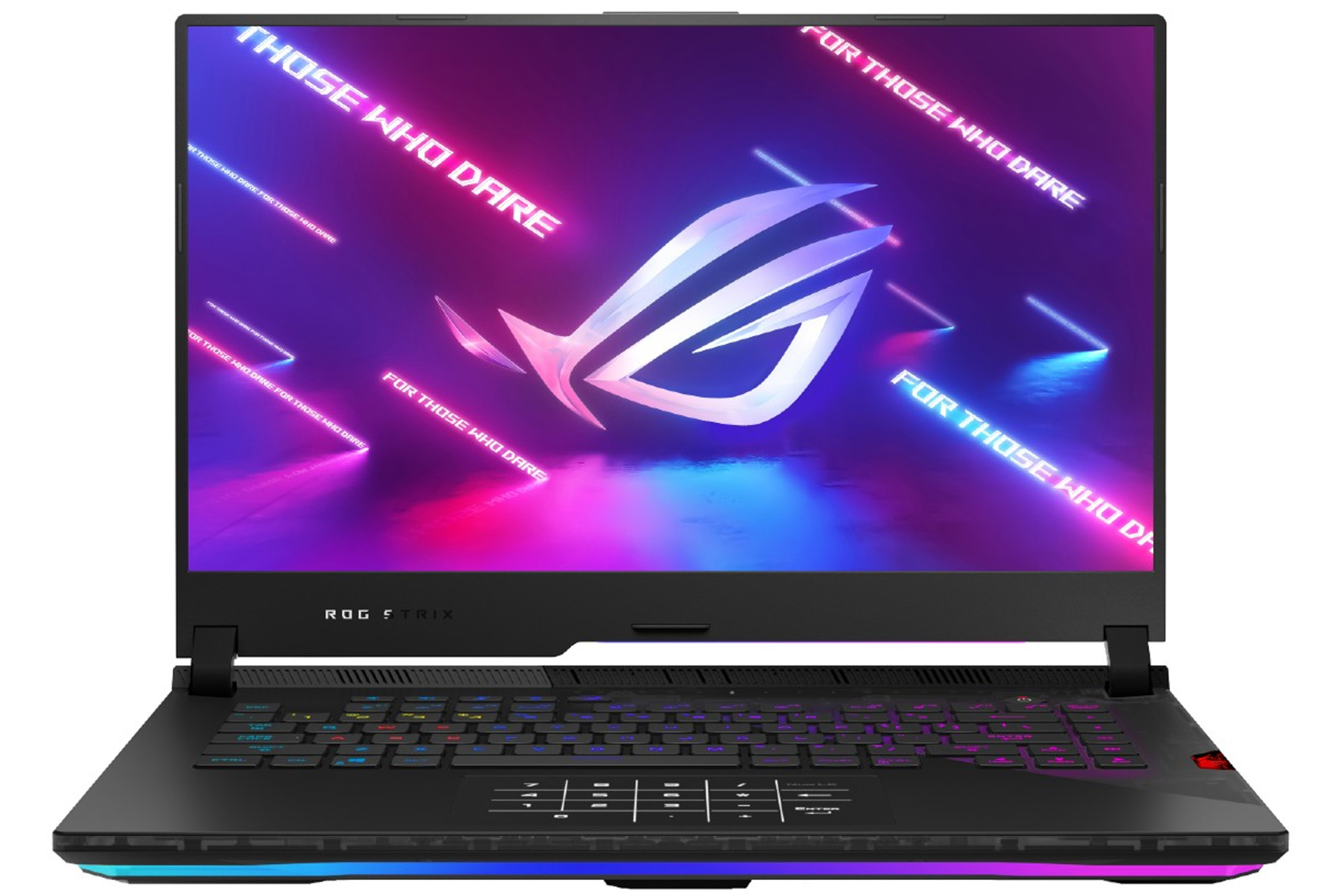 لپ تاپ Asus ROG Strix 17 از نمای جلو