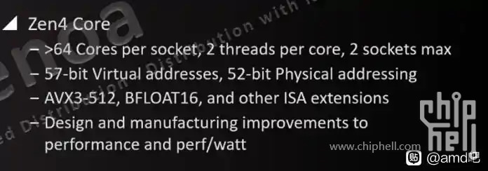 مشخصات فاش شده پردازنده های AMD EPYC Genoa